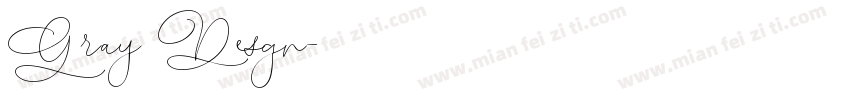 Gray Desgn字体转换